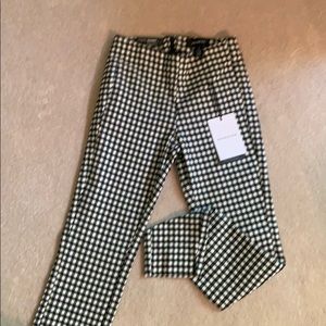 WHO WHAT WEAR Skinny Gingham Pant - 2